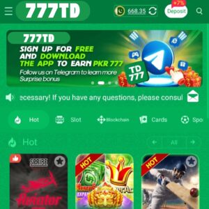 777TD APK Casino Game apart from other online casinos in Pakistan? It’s the perfect blend of security, fairness, and high payouts