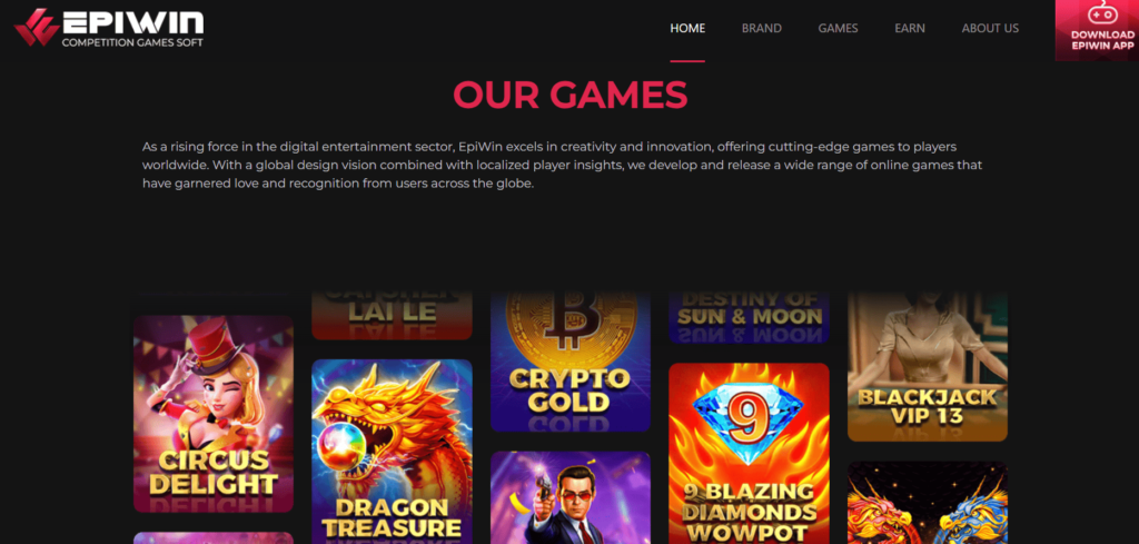 epiwin games list screenshot