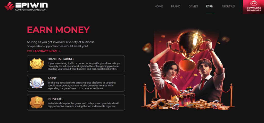 epiwin earn money screenshot