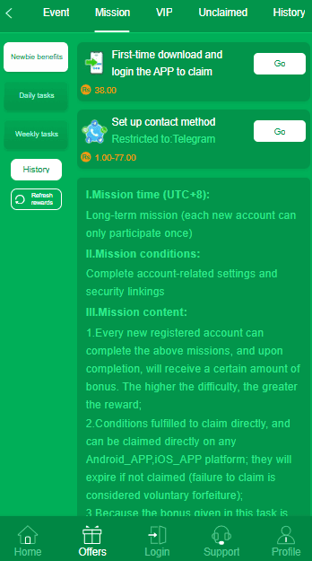 LLYY Game Missions Screenshot