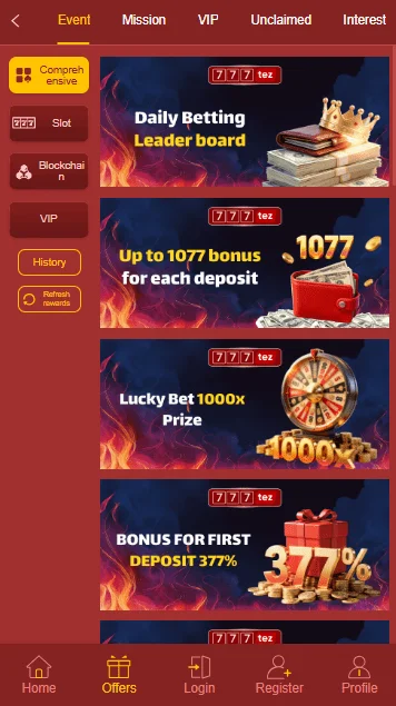 777Tez Game Missions