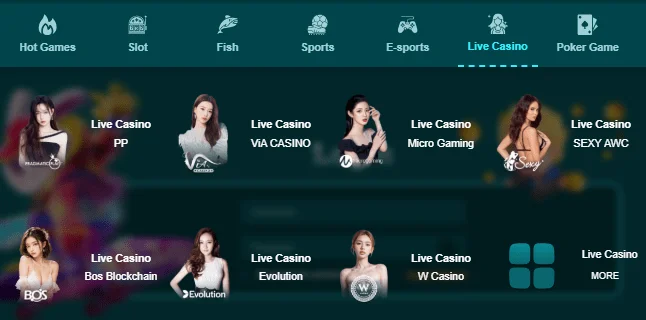 KK222 Game Live Casino Screenshot